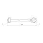 Шланг залив Thermo Alliance Standart для пральної машини 450 см SD095W450