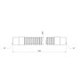 Шланг злив Thermo Alliance Standart для пральної машини 300 см SD096W300