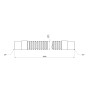 Шланг злив Thermo Alliance Standart для пральної машини 350 см SD096W350
