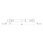 Шланг для газу Thermo Alliance чорний 1/2" ВВ 300 см SD91G300