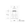 Перехідник обтискний Thermo Alliance Standart 20х3/4" ВР SD153W2020