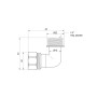 Кут обтискний Thermo Alliance Standart 16х1/2" ЗР SD157W1615