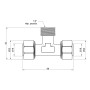Трійник обтискний Thermo Alliance Standart 16х1/2"х16 ЗР SD160W161516