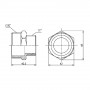 Ніпель редукційний SD Forte 1" 1/4х1" SF3593225