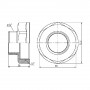Перехід SD Forte 2"х1" 1/4 ВЗ SF3605032
