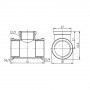 Трійник редукційний SD Forte 3/4"х1/2"х3/4" ВВ SF362201520
