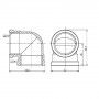 Кутик SD Forte 3/4" ВВ SF36820