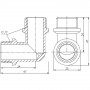 Кутик SD Forte 1/2" ЗЗ SF37315