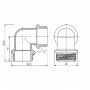 Кутик SD Forte 1" ЗЗ SF37325