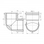 Кутик SD Forte 1/2" ВВ хром SF368H15