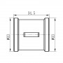 Муфта SD Forte 3/4" ВВ хром SF356H20