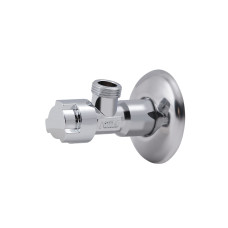 Кран приладовий буксовий Icma 1/2" х3/8" кутовий №519
