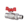 Кран кульовий "Американка" SD Forte 1/2" прямий SF220W15