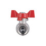 Кран кульовий "Американка" SD Forte 1/2" прямий SF220W15