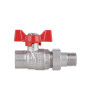 Кран кульовий "Американка" SD Forte 1/2" прямий SF220W15