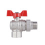 Кран кульовий "Американка" SD Forte 3/4" кутовий SF221W20