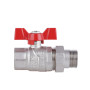 Кран кульовий "Американка" SD Forte 1" прямий SF220W25