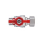 Кран кульовий з накидною гайкою SD Forte 1/2" ВЗ для води прямий SF261W15