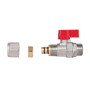 Кран кульовий обтискний SD Forte 16х1/2" ЗР SF262W15