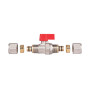 Кран кульовий обтискний SD Forte 16 SF263W15