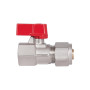 Кран кульовий обтискний SD Forte 16х1/2" ВР SF264W15