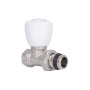 Кран радіаторний SD Forte Powerful 1/2" ВЗ з антипротіканням прямий SF230W15 SF230W15