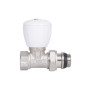 Кран радіаторний SD Forte Powerful 1/2" ВЗ з антипротіканням прямий SF230W15 SF230W15