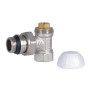 Кран радіаторний SD Forte Powerful 1/2" з антипротіканням кутовий SF233W15
