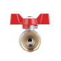Кран кульовий Thermo Alliance Standart 1" ВЗ для води (метелик) SD607NW25PN40