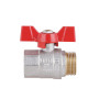Кран кульовий Thermo Alliance Standart 1" ВЗ для води (метелик) SD607NW25PN40