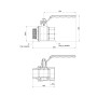 Кран кульовий Thermo Alliance Standart 2" ВЗ для води (важіль) SD605NW50PN40