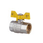 Кран кульовий SD Plus 3/4" ВР для газу (метелик) SD602NG20PN40