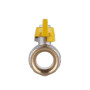 Кран кульовий SD Plus 3/4" ВР для газу (метелик) SD602NG20PN40