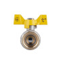 Кран кульовий SD Plus 3/4" ВР для газу (метелик) SD602NG20PN40