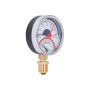 Термоманометр Thermo Alliance Standart 80 мм 1/2", нижнє підмикання SD1726B