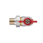 Кран кульовий "Американка" Thermo Alliance Standart 1/2" ВЗ кутовий SD222NW15PN40