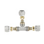 Тройник обтискний SD Forte 16 SF176W161616
