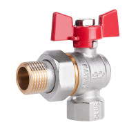 Кран кульовий "Американка" Thermo Alliance Standart 1/2" ВЗ кутовий SD222NW15PN40