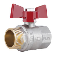 Кран кульовий Thermo Alliance Standart 1" ВЗ для води (метелик) SD607NW25PN40