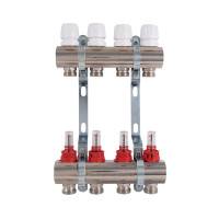 Колектор з витратомірами Thermo Alliance Standart 1" 6 виходів SD235W6