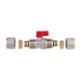 Кран кульовий обтискний SD Forte 20 SF263W20