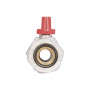 Кран кульовий обтискний SD Forte 20х3/4" ВР SF264W20