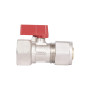 Кран кульовий обтискний SD Forte 20х3/4" ВР SF264W20