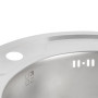 Кухонна мийка Lidz 490-A 0,6 мм Satin (LIDZ490A06SAT160)