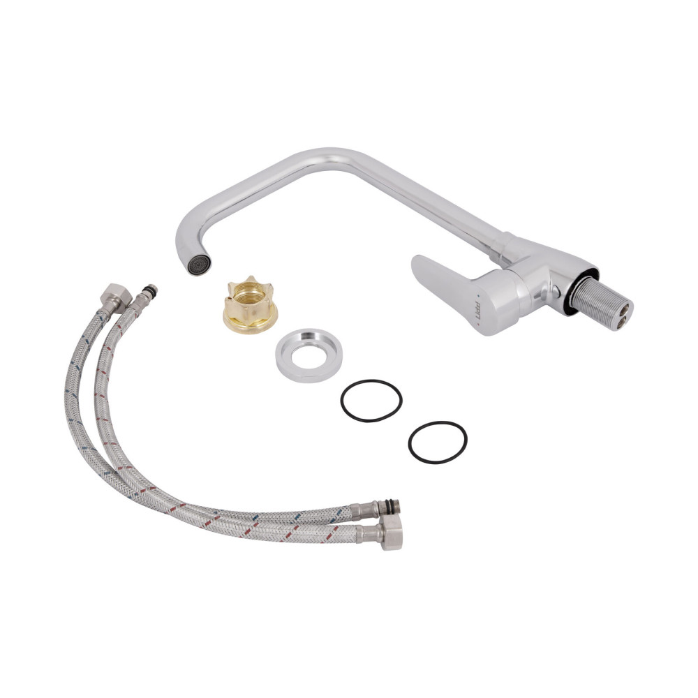 Змішувач для кухні Lidz Nicole 014F1 (k35) LDNIC014F1CRM22010 Chrome