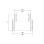 Муфта PPR Thermo Alliance 50х40