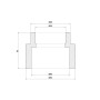 Муфта PPR Thermo Alliance 63х50