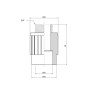 Муфта PPR Thermo Alliance 25х3/4" ЗР