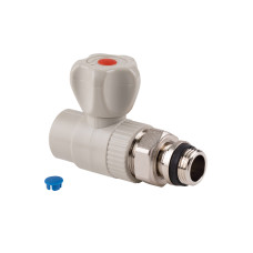Кран кульовий радіаторний PPR Thermo Alliance 20х1/2" прямий