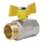 Кран кульовий Thermo Alliance Standart 1" ВЗ для газу (метелик) SD607NG25PN40